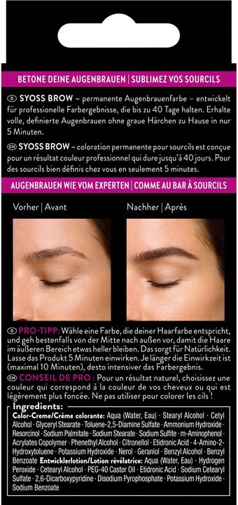Actual product image Syoss Eyebrow Kit