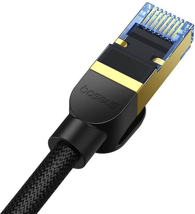 Produktbild Baseus Braided network cable cat.7 Ethernet RJ45, 10Gbps, 10m (black) (U/UTP, CAT7, 10 m)