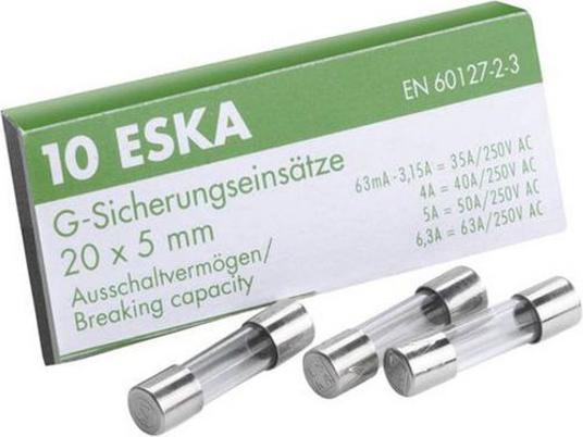 Produktbild Schönenberger ESKA Feinsicherungen 5x20 SPT 2A (2 A)
