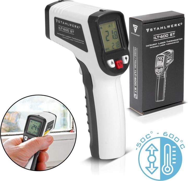 Produktbild Stahlwerk Infrarot-Laser-Thermometer ILT-600 ST