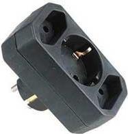 Actual product image E+P EA 29 3AC outlet(s) Black Extension Cable (3 x)