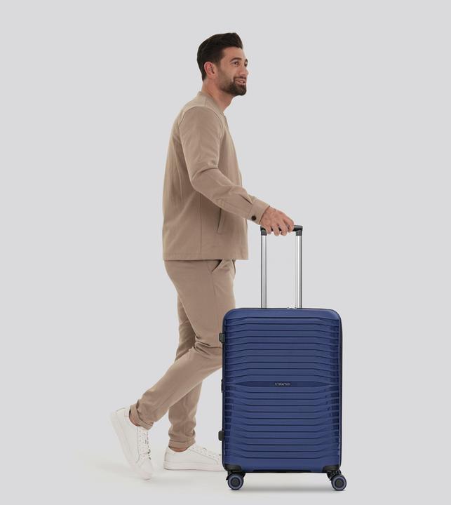 Actual product image Stratic Shine 4-wheel trolley 65 cm with expansion fold (69 l, M (50 - 90l))