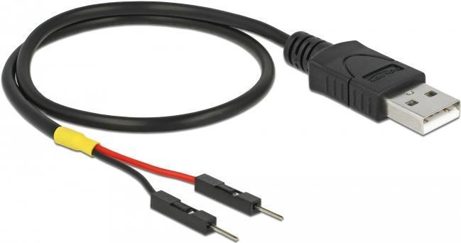 Produktbild Delock USB Stromkabel Typ-A auf 2 x Pfostenstecker einzeln Strom 30 cm (0.30 m)