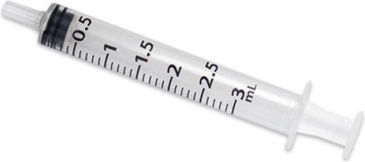 Produktbild Terumo Spritze 3ml 3 teilig zentrisch Luer-Lock 100 Stk