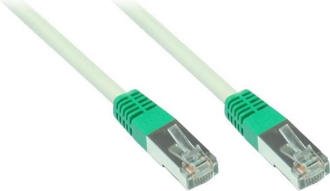Produktbild Varia Patchkabel Cat. 5e - 5 m, F/UTP, crossover, grau (U/UTP, CAT5e, 5 m)