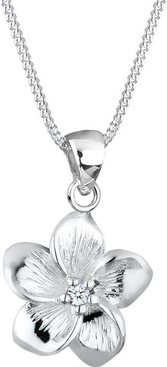 Immagine prodotto Elli DIAMANTI Collana Frangipani Flower Diamond (0,03 ct) Argento 925 (Argento 925, 45 cm)