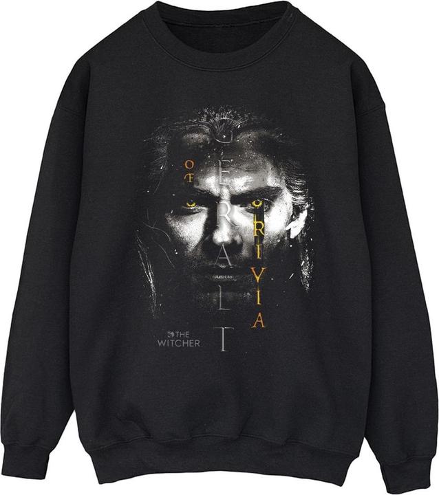 Netflix The Witcher Geralt Glowing Eyes Sweatshirt (L)