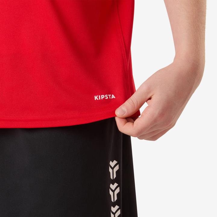 Actual product image Kipsta Kinder Handball Trikot - H100 rot (140)