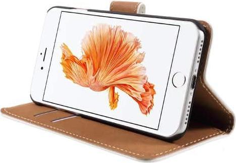 Immagine prodotto Ueli Express iPhone SE / 8 / 7 custodia a libro Custodia in vera pelle con slot per carte di credito bianco (Apple iPhone 8, Apple iPhone 7, Apple iPhone SE)