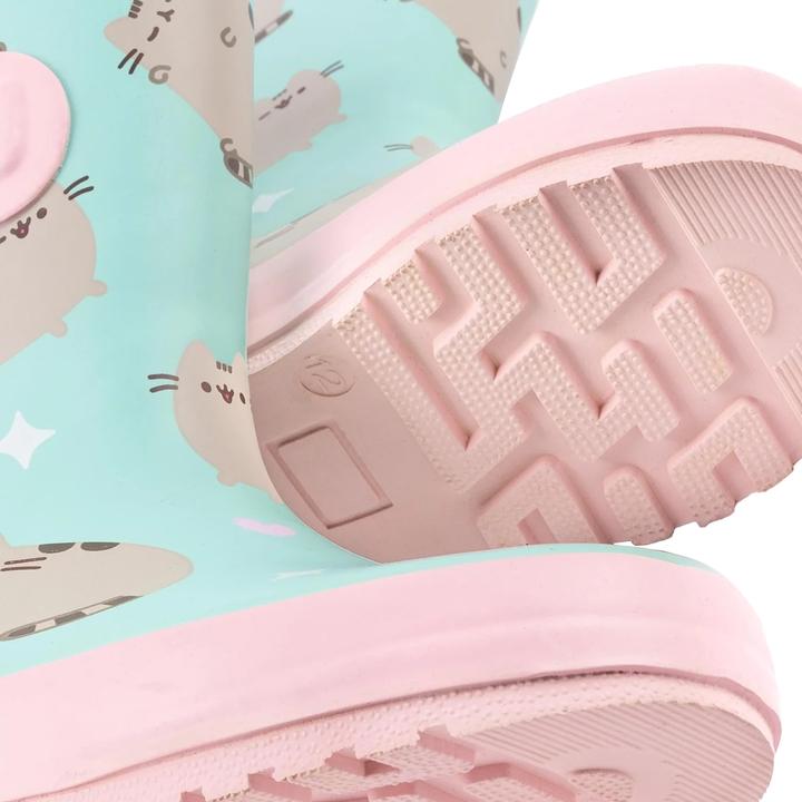 Image du produit Pusheen Bottes de jardin en caoutchouc pour filles Impression répétée (36)