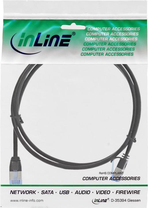 Immagine prodotto InLine Cavo patch sottile (U/FTP, CAT6a, 5 m)