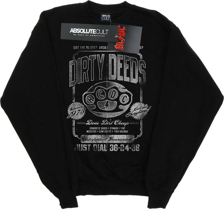 Immagine prodotto AC/DC Felpa in cotone Just Dial per donna (4XL)