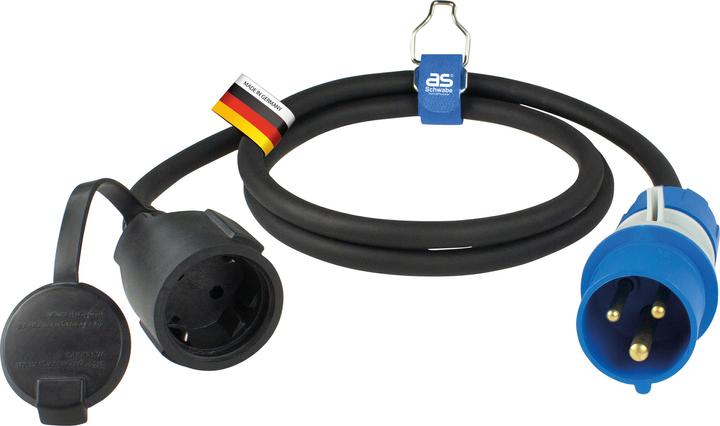 Image du produit As - Schwabe Câble adaptateur Camping CEE avec indicateur de tension (CEE 7/3, CEE 7/3)