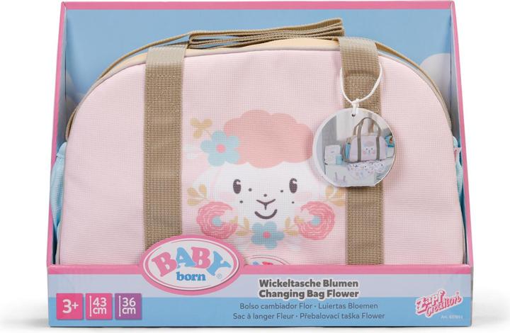 Produktbild Zapf Creation BABY born Wickeltasche Blumen