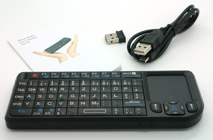 Produktbild Rii Ultra Mini Keyboard (DE, Kabellos)