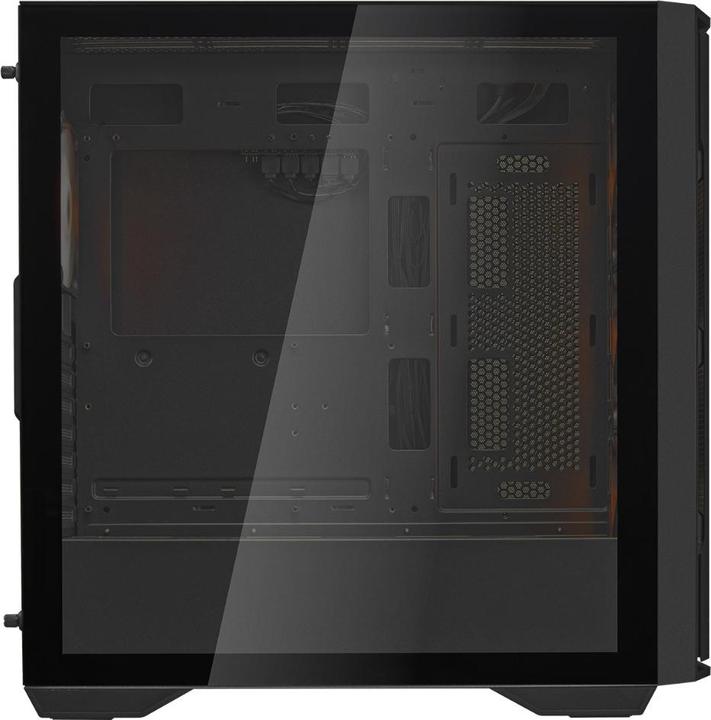Actual product image Cougar Uniface RGB Black | PC Case | Mid Tower / Mesh Front Panel / ARGB Fans / TG Left Panel / (ATX, SSI CEB, Mini-ITX, mATX)