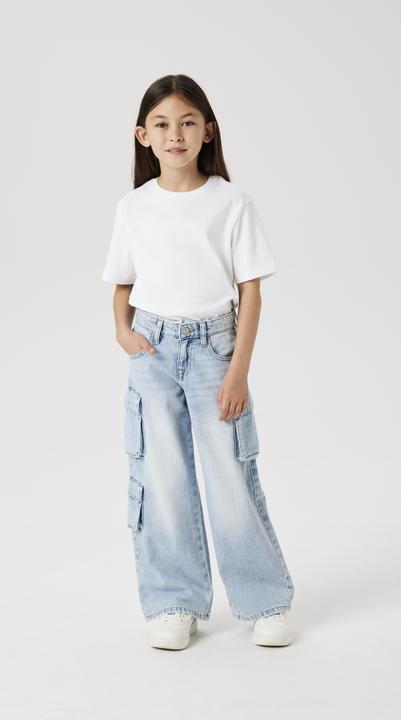 Actual product image Name it NKFBELLA WIDE CARGO JEANS 8772-BE NOOS (140)