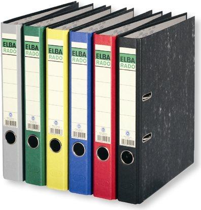Actual product image Elba Folder rado 100022597 DIN A4 50mm cardboard gray (100022597) (A4, 50 mm, 1 Piece)
