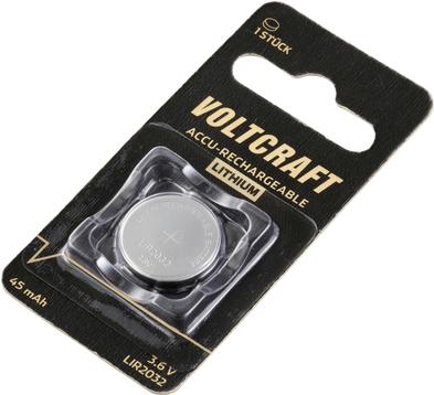 Image du produit Voltcraft Lithium (1 pcs, LIR2032, 45 mAh)