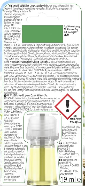 Produktbild Air Wick Cotton und Weisser Flieder