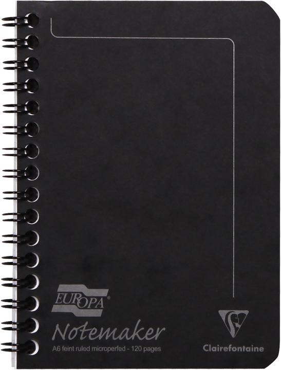 Image du produit Clairefontaine Europa (A6, À rayures, Couverture rigide)