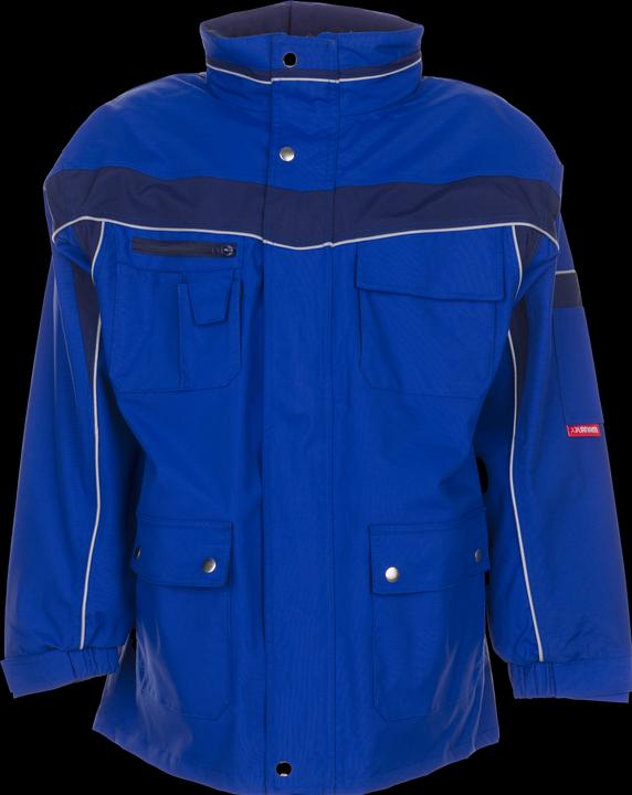 Actual product image Planam unisex winter jacket PLALINE cornflower blue, navy size 2XL