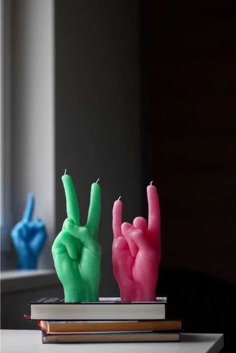 Immagine prodotto Candle Hand Tu Rock (1 pz.)