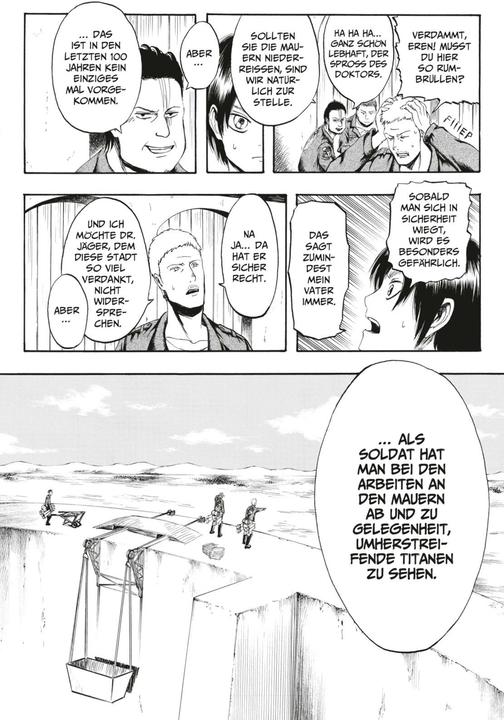 Produktbild Attack on Titan, Band 1 (Deutsch, Hajime Isayama, 2014)