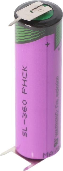 Actual product image Tadiran Lithium Batterie SL-360/PT mit Lötfahnen mit 3er Print Kontakten (1 pcs., AA, 2300 mAh)