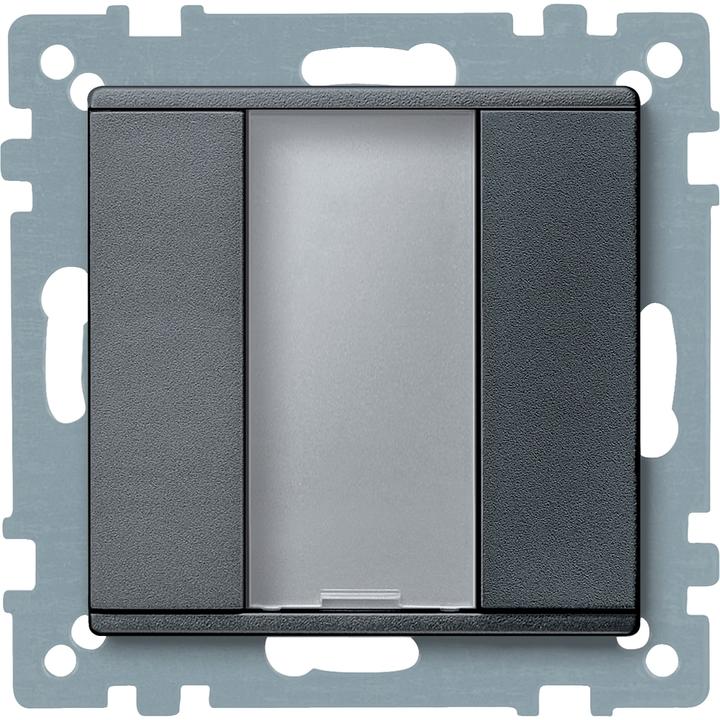 Produktbild Schneider Taster 1fach plus, anthrazit, System M MTN627514