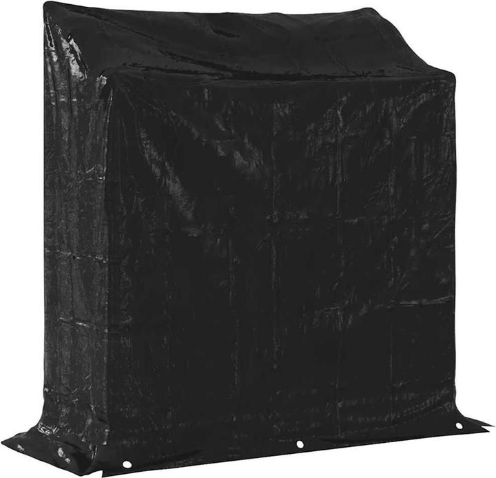VidaXL Étagère à bois de chauffage avec protection contre la pluie 100,5x40,5x110,5 cm Étagère à bois de