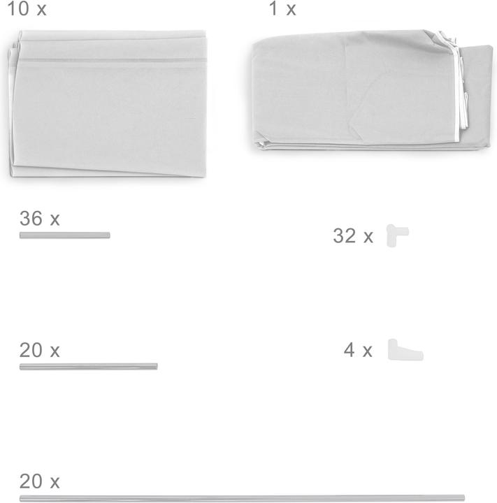 Image du produit Relaxdays Baylee (87 x 29.5 x 90.5 cm)
