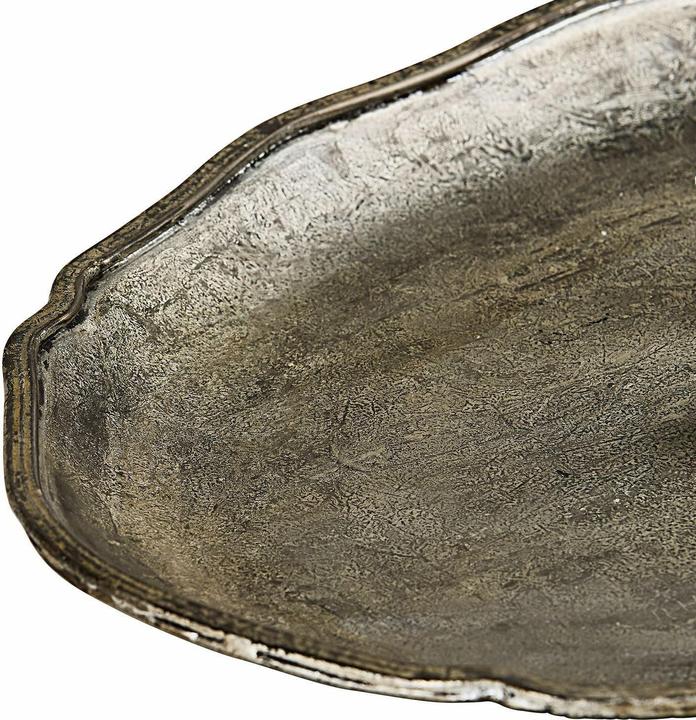 Produktbild Loberon Kerzen-Tablett Noirelle antiksilber