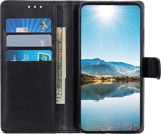 Actual product image MU Classic Litchi Leather Bookcover Series (OnePlus North N200 5G)