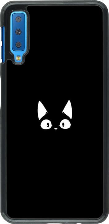 Actual product image PhoneLook Coque Funny cat on black (Samsung Galaxy A7)