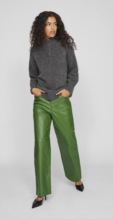 Actual product image Vila Zip-up turtleneck knitted jumper (M)