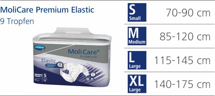 Actual product image MoliCare Elastic 9 XL (14 x, Large plus)