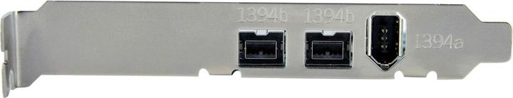 Actual product image StarTech 3 Port PCI-E 1394b FireWire 800 Card