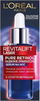 Actual product image L'Oréal Paris L'OREAL Revitalift Laser Pure Retinol serum redukujące zmarszczki na noc 30ml (30 ml)