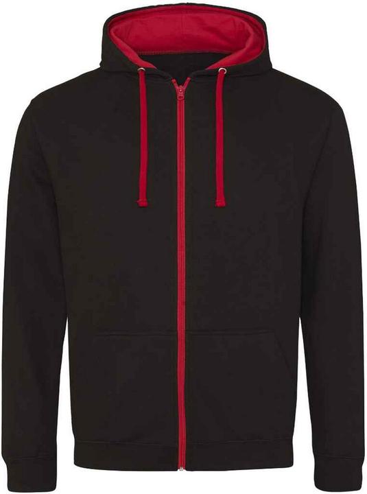 Awdis Varsity Hoodie mit durchgehendem Reissverschluss (M)