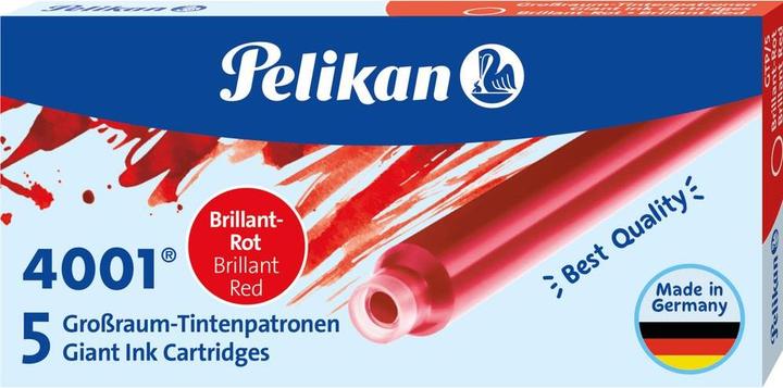 Produktbild Pelikan Grossraumpatrone 4001 GTP/5 (Füllertinte, Rot)