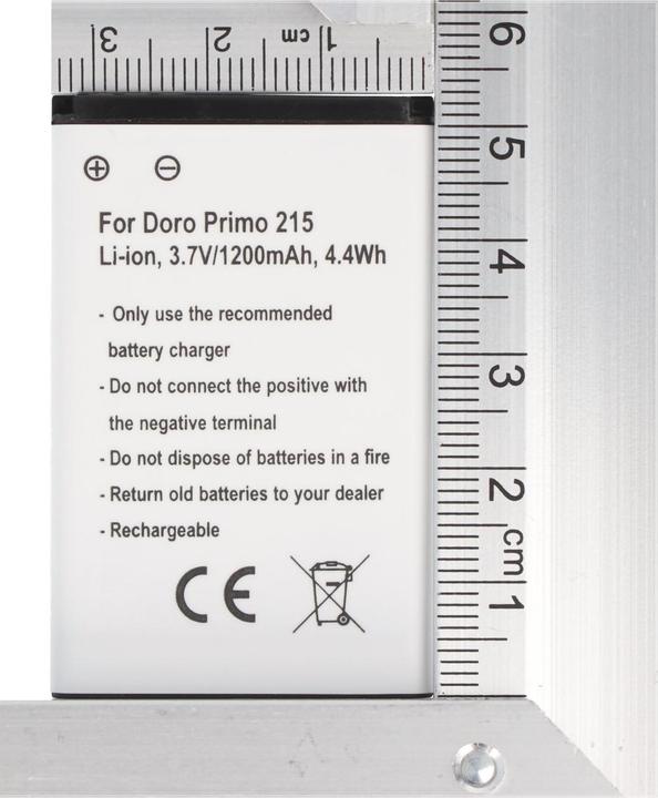 Actual product image AccuCell Battery Doro Primo 215, PhoneEasy 332, PhoneEasy 332GSM, Primo 215, Primo 405 Hisense CS668