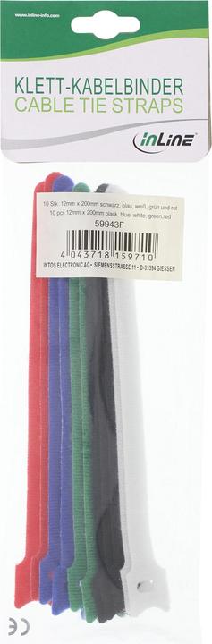 Produktbild InLine Kabelbinder Klett-Verschluss (Klettkabelbinder, 330 mm, 10 Stk.)