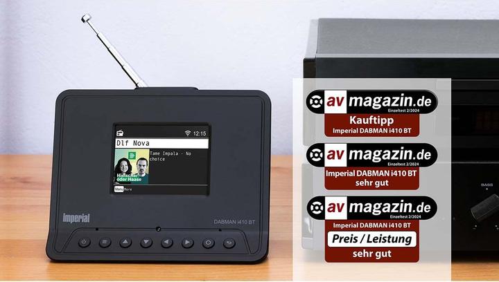 Actual product image Imperial Dabman i410 BT (Web radio, DAB+, VHF, FM, Bluetooth, Wi-Fi)