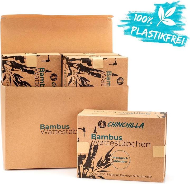 Actual product image Chinchilla Vegan cotton swab
