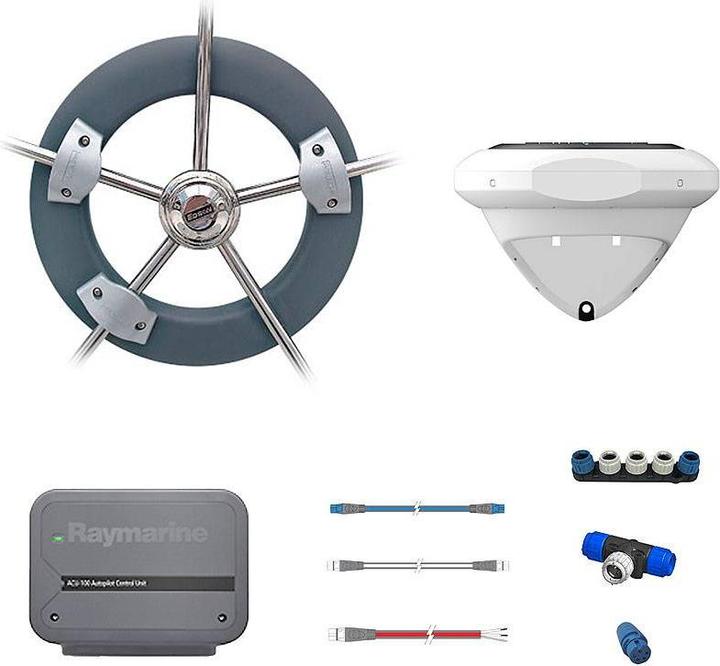 Produktbild Raymarine Evolution EV-100 Radpilot mit ACU-100, Kabelsatz, EV-1 & Antriebseinheit E12093, OHNE Bedi