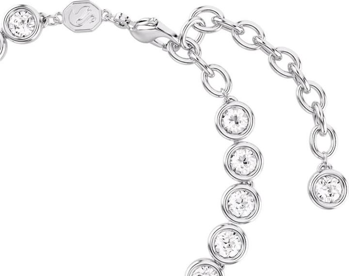 Immagine prodotto Swarovski Bracciale Tennis in Ambra Taglio Rotondo Bianco (20 cm, Metallo Swarovski)