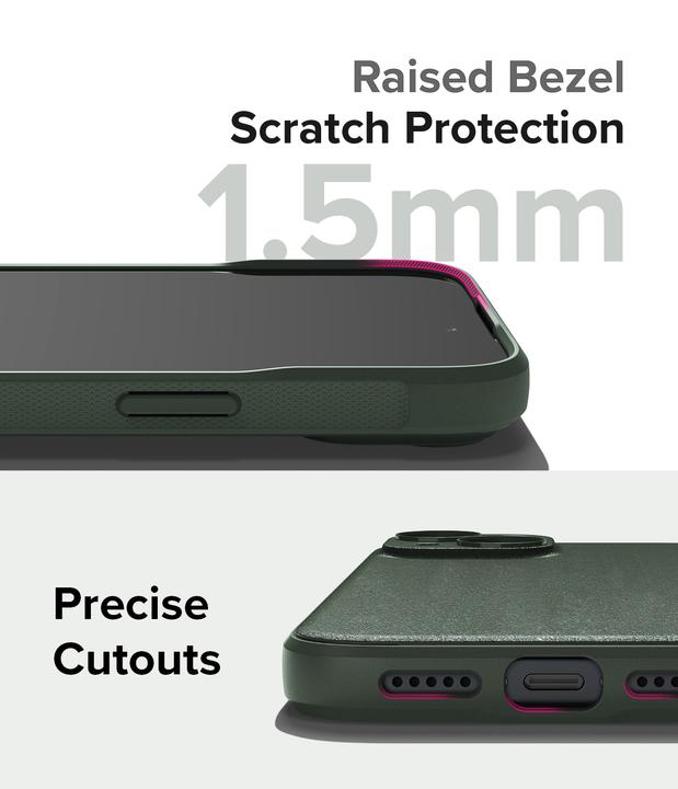 Actual product image Ringke Case for iPhone 15 ONYX DARK GREEN (Apple iPhone 15)