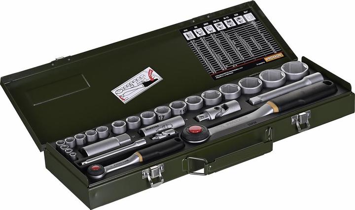 Produktbild Proxxon Steckschlüsselsatz (23 mm, 32 mm, 18 mm, 6 mm, 22 mm, 13 mm, 16 mm, 20 mm, 28 mm, 26 mm, 27 mm, 17 mm, 21 mm, 11 mm, 15 mm, 30 mm, 29 mm, 24 mm, 12 mm, 25 mm, 10  mm, 8 mm, 9 mm, 31 mm, 7 mm, 14 mm, 19 mm)