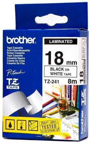 Image du produit Brother TZe-241 (1.80 cm, Noir, Blanc)